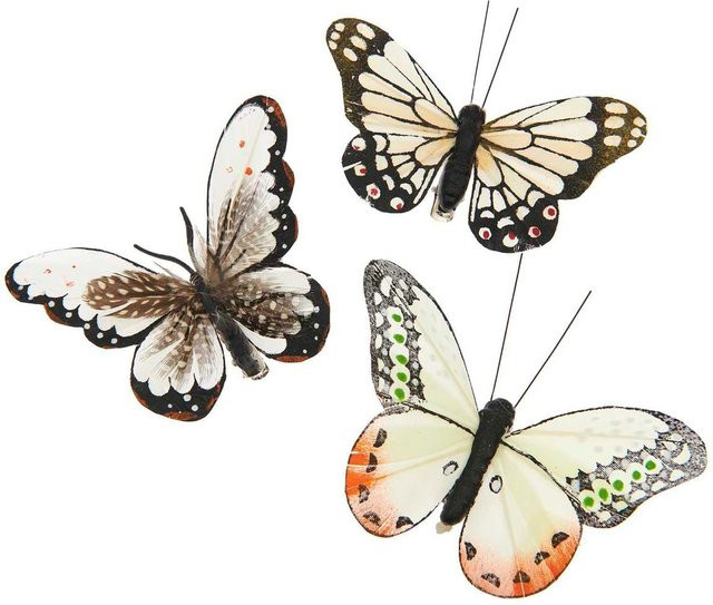 Rico Design Schmetterling mit Clip in Orange - Bild 1