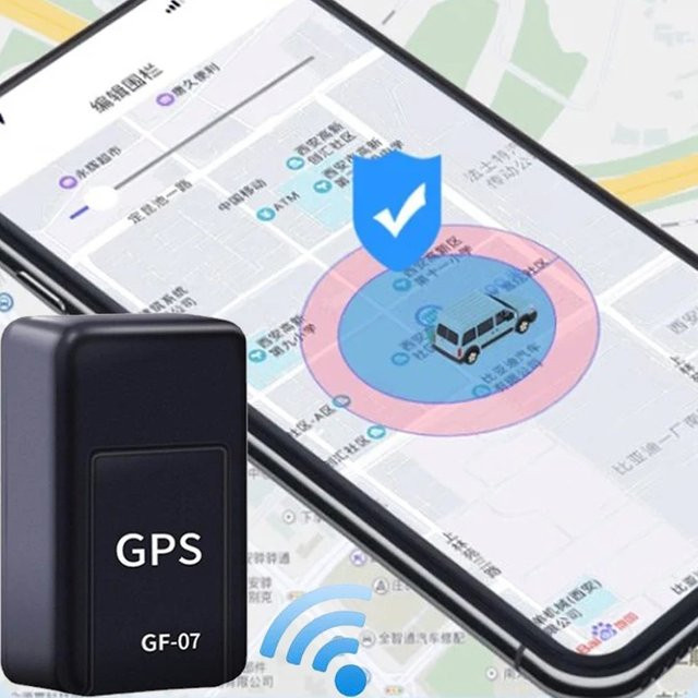 GEMODI GF07 Mini Magnetischer GPS Tracker in Schwarz für Echtzeit-Fahrzeugortung und mobiles Tracking - Bild 1
