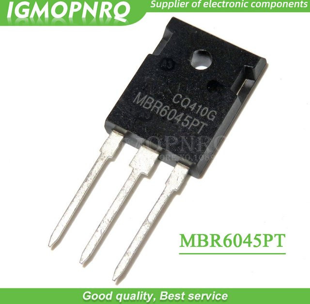 5 Stück MBR6045PT MBR4045PT MBR40200PT MBR4045 MBR6045 MBR40200 Schottky-Dioden in Schwarz - Bild 1