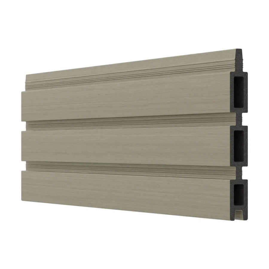 Tetzner und Jentzsch WPC Lamelle in Braun oder Grau, B: 15 cm, T: 2 cm, H: 179 cm - Bild 2