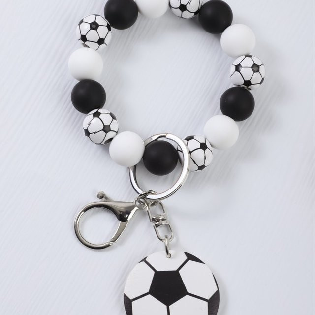 YTYIN Perlenarmband Schlüsselanhänger, Bunt, Verspielt - Bild 1