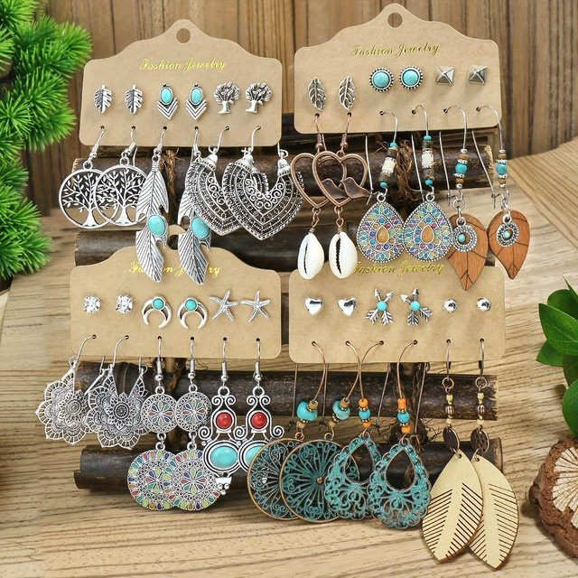 Lucky Star Jewelry Ohrstecker, Damen, Bunt, Zinklegierung, Kristall - Bild 1