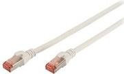 DIGITUS Professional Patch-Kabel CAT 6 RJ-45 auf RJ-45, SFTP, PiMF, Ethernet/LAN, weiß, 10,0 m (5er Pack) - Bild 1