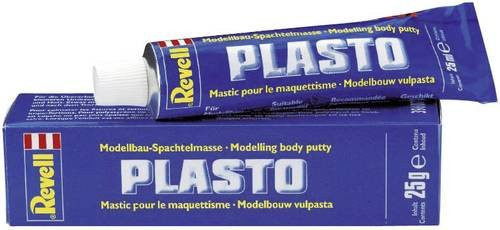 Revell Plasto Filler/Repair Putty, Modellbau-Spachtelmasse, Grau - Bild 1