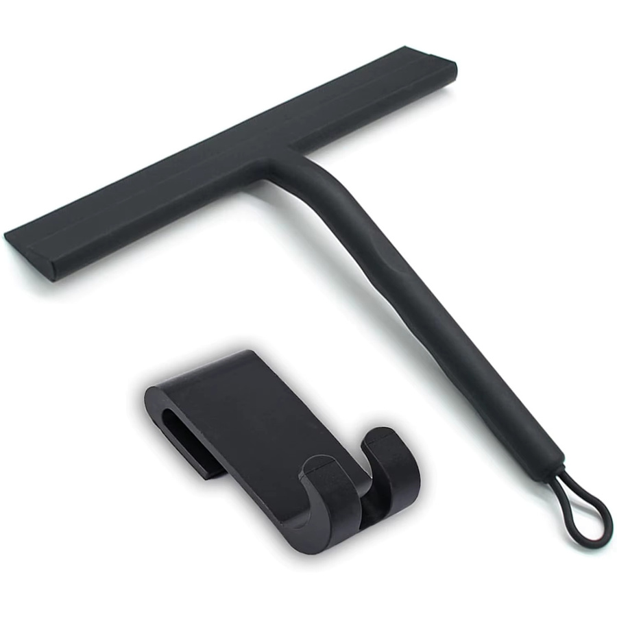 JUSTINLAU Silikon-Glasreiniger Squeegee in Schwarz für Haushalt und Gewerbe - Bild 6