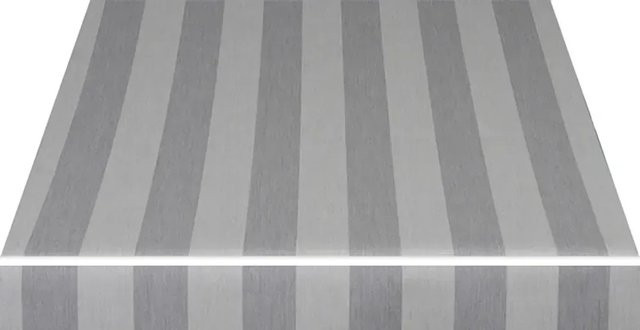 Spettmann Kassettenmarkise VC 1000 mit Polyacryl-Tuch in Grau-Weiß Gestreift, Breite: 550 cm, Ausladung: 350 cm - Bild 1