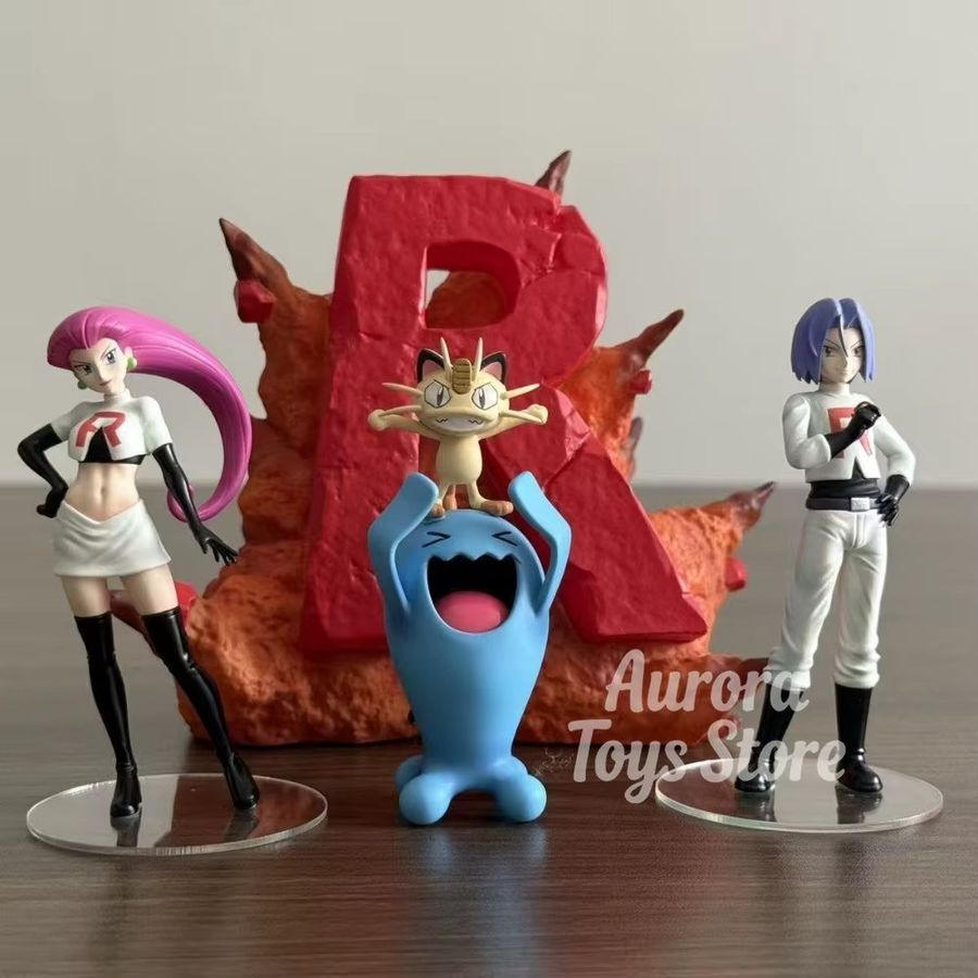 Bandai Pokemon Anime Figur Team Rocket Actionfigur aus PVC als Sammlermodell - Bild 3