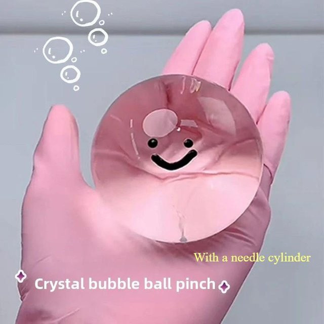 Yiran bag Quetschspielzeug Einstellbares Vakuum Squishy Stressball Transparent Hüpfender Blasenball - Bild 1