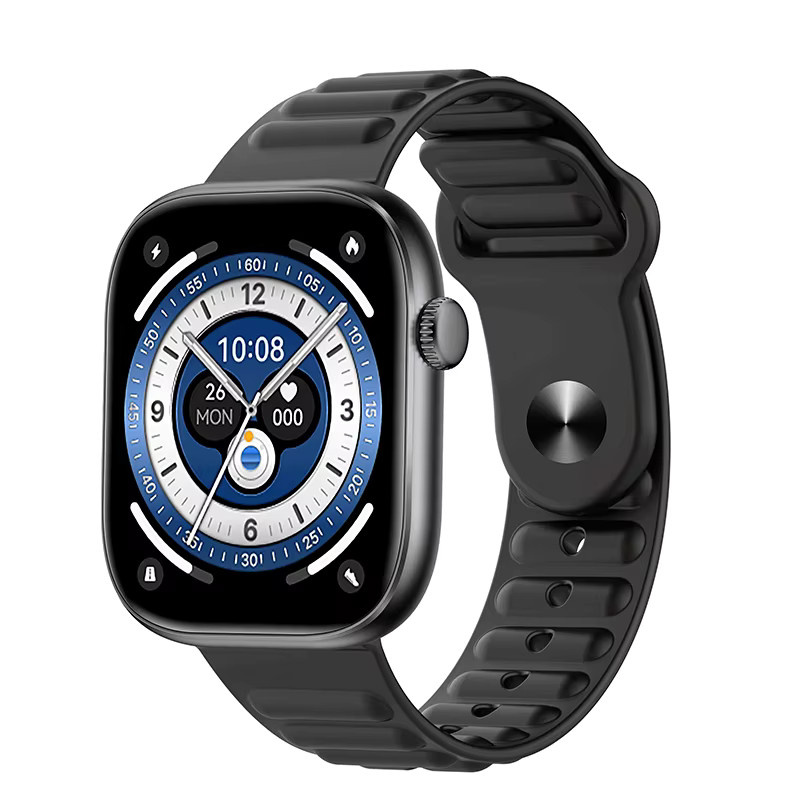 LIGE Smartwatch, 1,83 Zoll, Silikon, Herren, Damen, pink - Bild 7