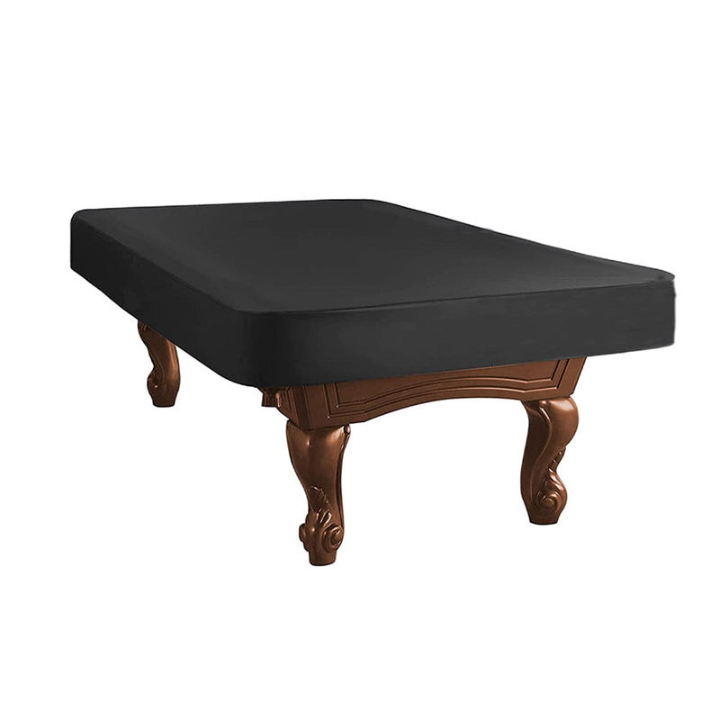 TOMTOP JMS Billardtisch-Abdeckung aus wasserdichtem Oxford-Stoff mit PVC-Beschichtung in Silber und Schwarz - Bild 6