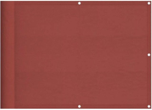 vidaXL Balkon-Sichtschutz aus Polyester-Oxford mit PU-Beschichtung, Terrakotta, Breite: 75 cm, Länge: 1000 cm - Bild 1