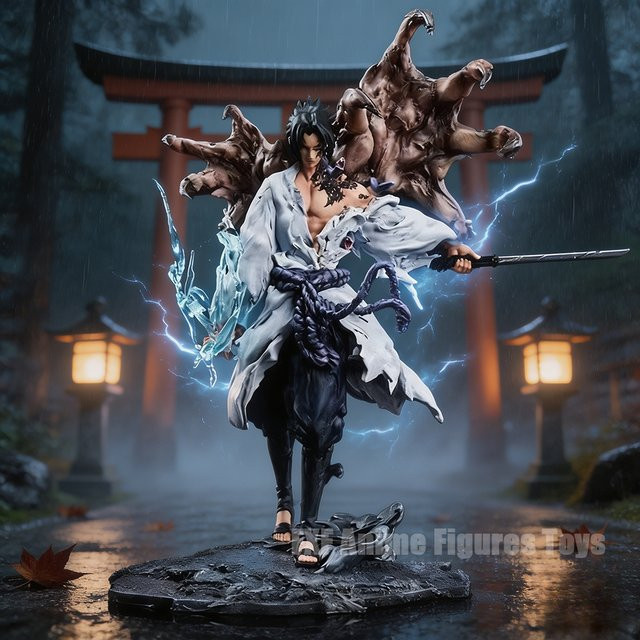 Bandai Naruto Uchiha Sasuke Actionfiguren, PVC-Statue, 31cm - Bild 1