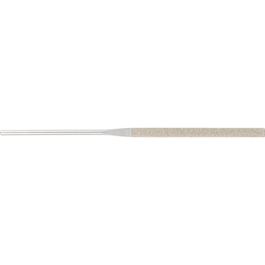 PFERD Diamant-Nadelfeile flachstumpf extra schlank in Silber, Länge: 140 mm - Bild 2