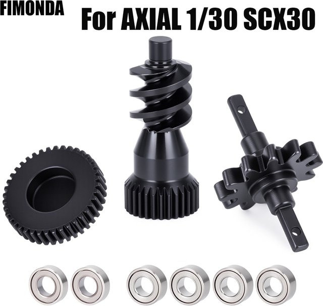Fimonda Getriebe-Satz, 45-teiliges Set, Metall, Schwarz, 1:30 - Bild 1