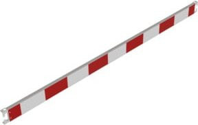 Schake Absperrschranke Barrier Tape in Rot-Weiß, Länge: 2,00 m, Höhe: 100 mm - Bild 1