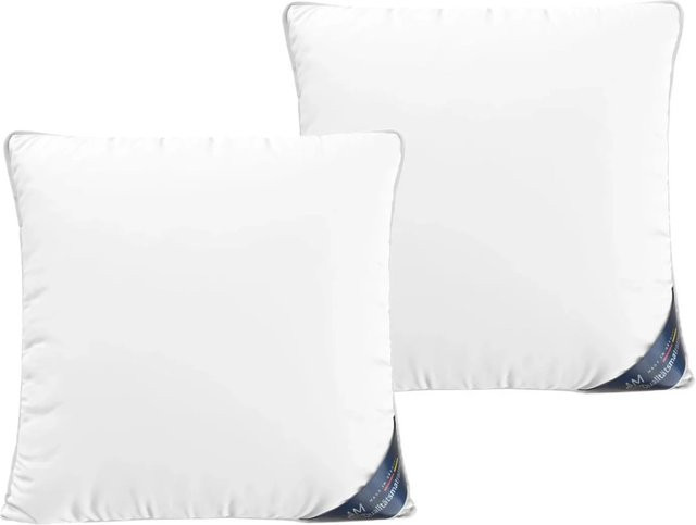 AM Qualitätsmatratzen Premium Mikrofaser Kopfkissen 2er Set mit Sensofill Füllung in Weiß, B/B: 80 x 80 cm - Bild 1
