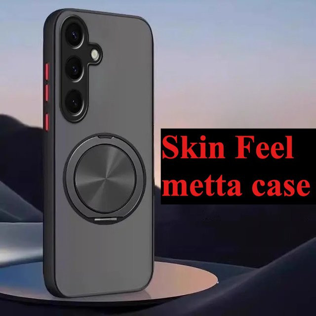 Matte magnetische Schutzhülle für Samsung Galaxy S26 Ultra S25 S24 S23 S22 S21 FE A57 A37 A27 A56 A55 A17 A15 in Grün - Bild 1