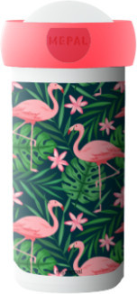 Mepal Verschlussbecher Flamingo in Pink mit persönlicher Namensbedruckung - Bild 1