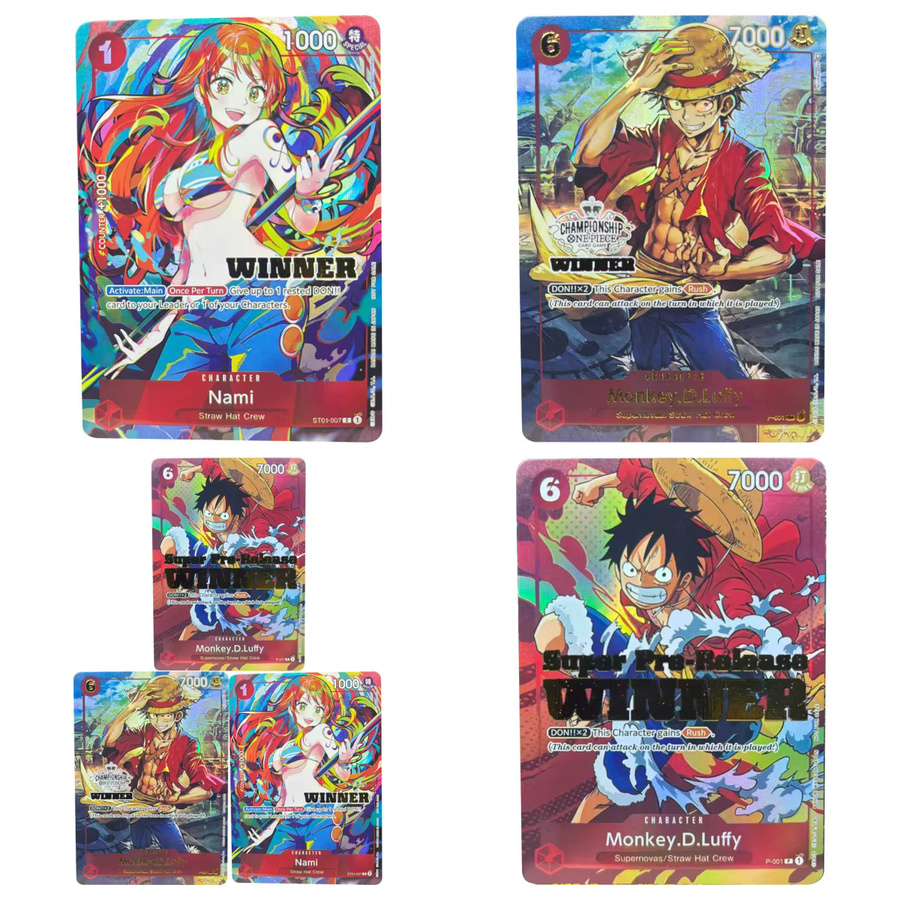 Bandai One Piece DIY Collection Cards Championship Event Card Monkey D. Ruffy, Anime-Karten - Bild 1