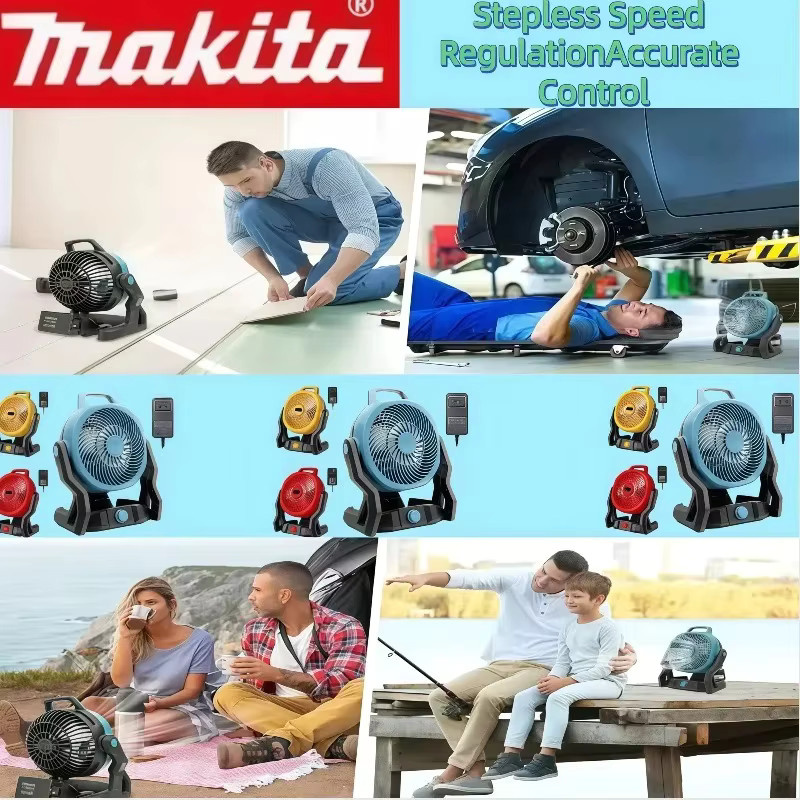 Makita Akku-Tischventilator 20 V mit verstellbarem Kopf und 3 Geschwindigkeitsstufen - Bild 3