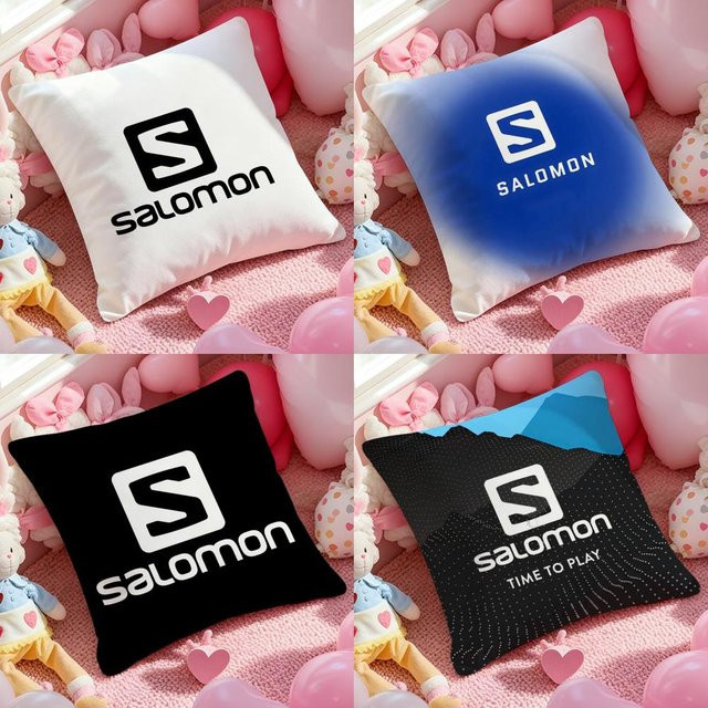 S-salomon Modischer Kissenbezug mit Muster in Schwarz, quadratisch, B/B/H: 30 x 30 x 30 cm - Bild 1
