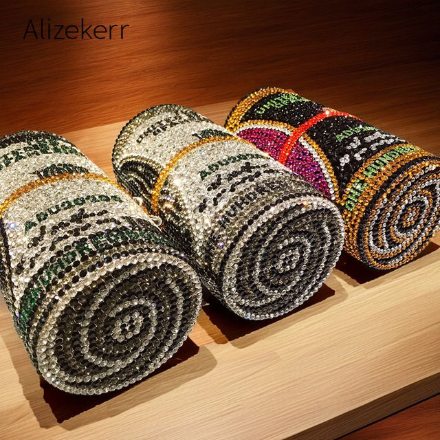 Alizekerr Clutch, US-Dollar geformt, Kristall, Damen - Bild 1