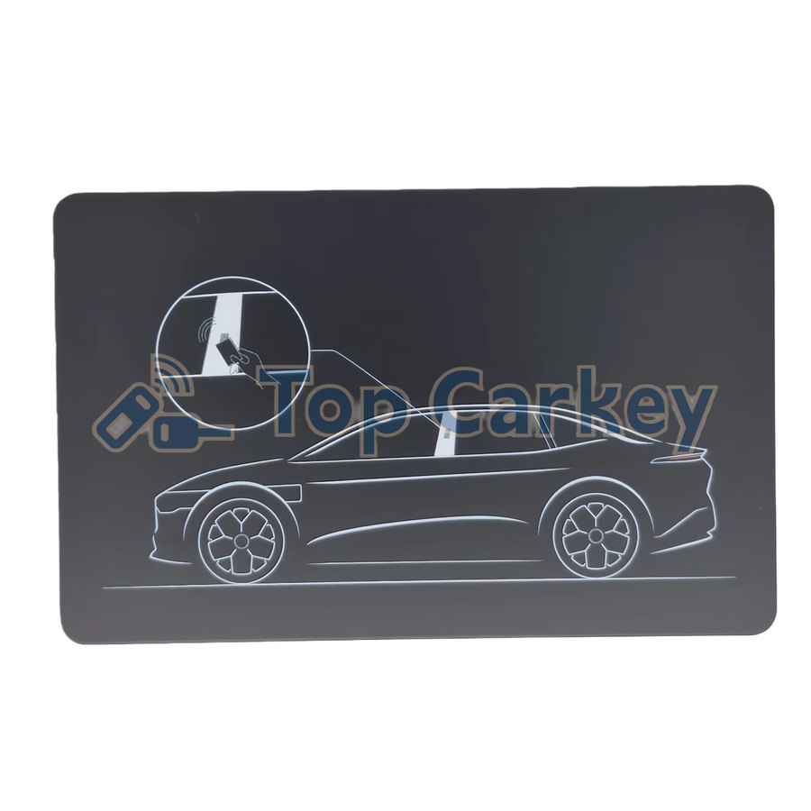 TopCarkey Original NFC-Schlüsselkarte für ZEEKR 001 007 7X 009 9X 8X in Schwarz - Bild 2