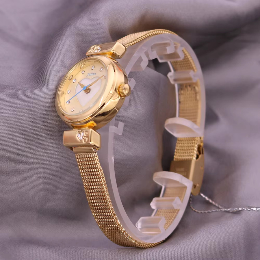 Julius Zöllner Armbanduhr Edelstahl, Gold, Quarz, Analoguhr, Damen - Bild 2
