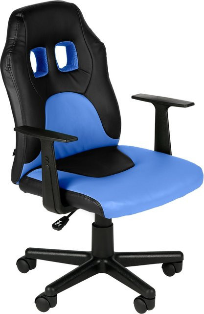 CLP Schreibtischstuhl Fun ergonomisch für Kinder und Jugendliche, höhenverstellbarer Drehstuhl mit Kunstlederbezug und abnehmbaren Armlehnen - Bild 1