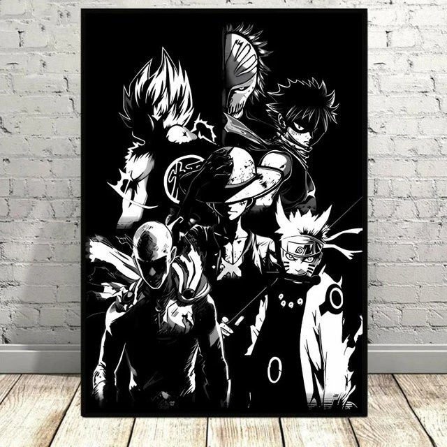 Kayou Naruto Uchiha Sasuke Leinwand-Wandkunst Poster für deine Heimdekoration - Bild 1