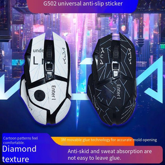 Logitech G502 Hero Maus Grip Tape Skate Aufkleber Rutschfestes Saugschweiß Maus Aufkleber Ersatzzubehör - Bild 1