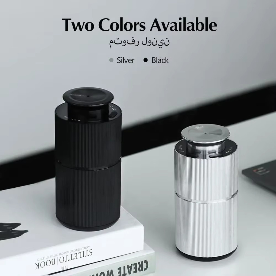 Namste Aroma Diffusor aus Aluminiumlegierung, USB aufladbar, Schwarz, B/T/H: 23,5 x 11,2 x 11,2 cm - Bild 3