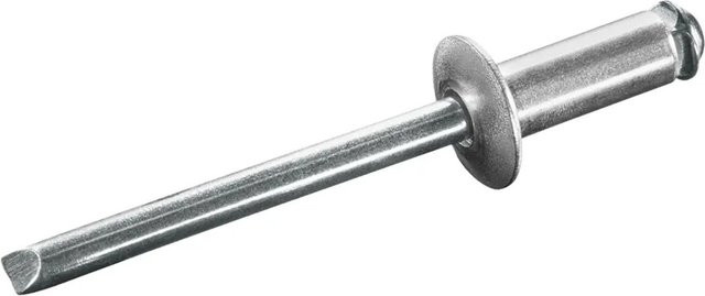 Goebel Spreizblindnieten aus Aluminium und Stahl in Silber, Durchmesser: 3,2 mm, Länge: 10,0 mm - Bild 1