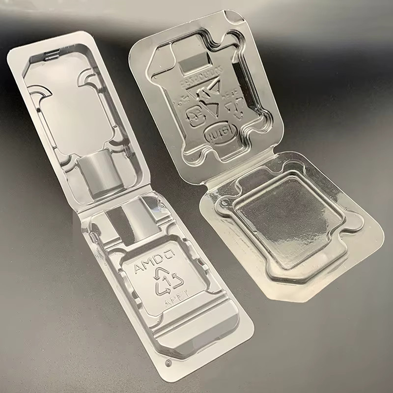 10 Stück CPU Clamshell Tray Box Gehäusehalter zum Schutz für AMD 754 905 938 939 AM2 AM3 FM1 FM2 in Transparent - Bild 2