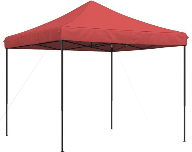vidaXL Party-Zelt Bordeauxrot aus Oxford-Stoff und PVC, B/T/H: 292 x 292 x 315 cm - Bild 1