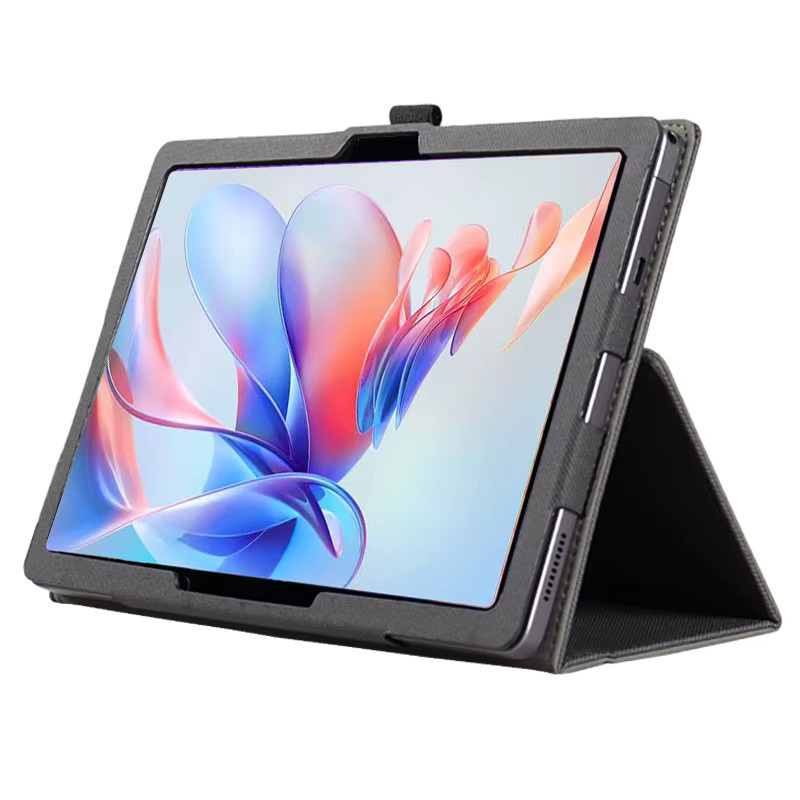 n-one Schutzhülle für iPad X X1 11 Zoll, magnetische Flip-Case aus Leder mit Handhalter, Schwarz - Bild 2