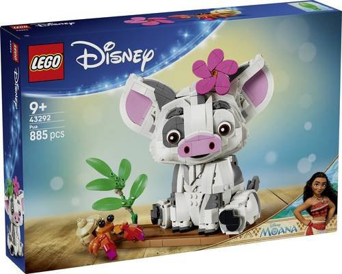 LEGO Disney Vaiana Pua Schwein Konstruktionsspielzeug ab 9 Jahren