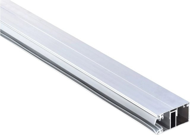 Tetzner und Jentzsch Komplettsystem-Randprofil mit Dichtung aus Aluminium in Silber/Grau, Länge: 3500 mm - Bild 1