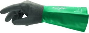 Ansell AlphaTec 58-435 Nitril-Handschuhe grün/grau Größe 8 - Bild 1