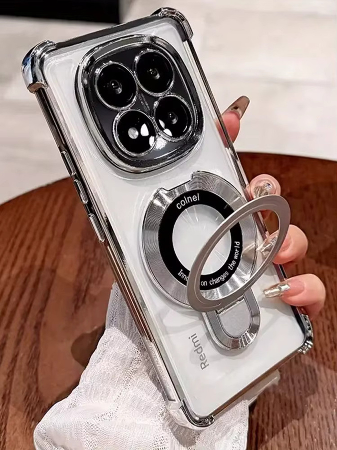 Transparente stoßfeste magnetische Silikonhülle für Xiaomi Poco X7 X6 F7 Pro M6 F6 F3 X5 X3 POCO C65 C75 C71 - Bild 4