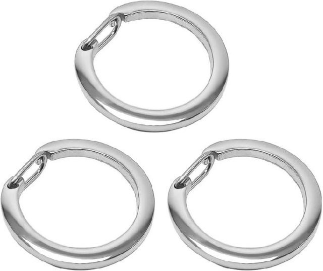 Juice Schlüsselanhänger, Metall, C-Schnalle, Weiß, Unisex - Bild 1