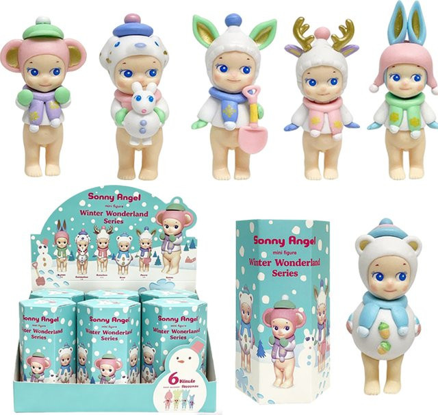 Sonny Angel Heißer Engel-Miniaturfiguren-Blindbox, Regnerischer Tag in New York, Winter-Tages-Serie, Puppe, ab 14 Jahren - Bild 1