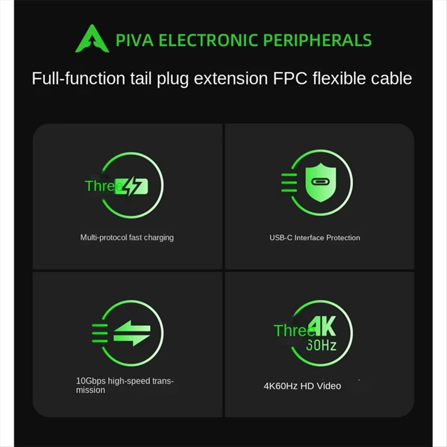 Universal USB-C Ladeadapter Typ-C Konverter für Handy und Spielekonsole in Schwarz - Bild 5