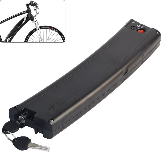 Carrera Scimitar E-Bike Akku für Falträder und Citybikes, 36 Volt, Schwarz - Bild 1