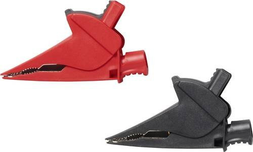 Fluke AC385 Krokodilklemmen-Set in Rot und Schwarz mit einem maximalen Klemmbereich von 36,7 mm - Bild 1