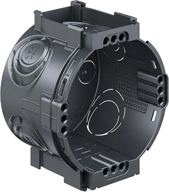 Kaiser Gerätedose 1055-05 Unterputz in Grau, Durchmesser: 18,6 cm, Tiefe: 10 cm - Bild 1