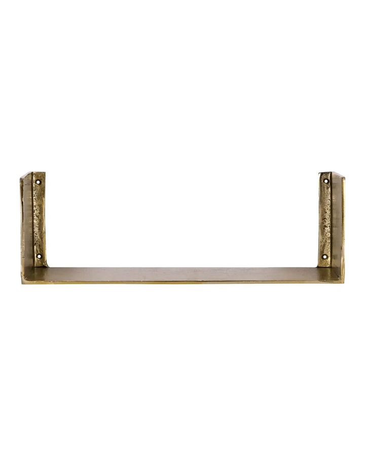 House Doctor Wandregal Boxie in Gold aus Aluminium, Breite: 50 cm - Bild 1