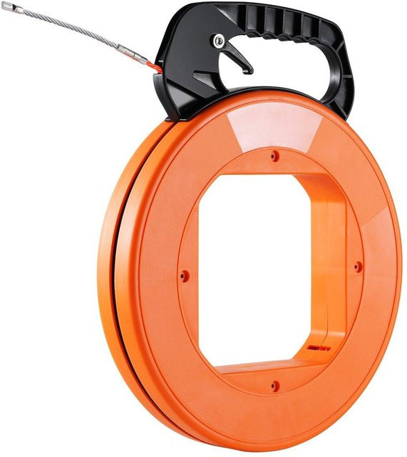 Buying Solutions MB Kabelzieher aus PET in Orange mit Kunststoffgehäuse, Länge: 30,48 m, Durchmesser: 0,64 cm - Bild 1