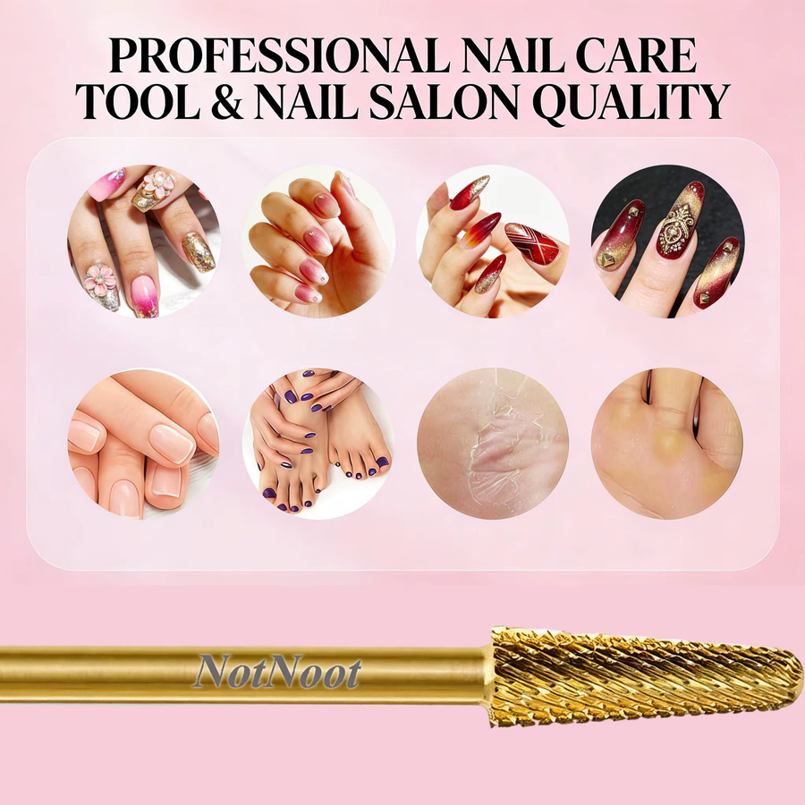 NotNoot Nagelbohrer Hartmetall, Gold - Bild 3
