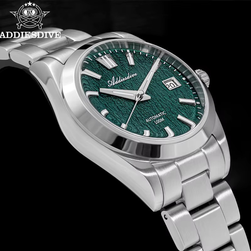 ADDIESDIVE Armbanduhr Automatik, Edelstahl, Schwarz, Herren - Bild 2